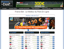 Tablet Screenshot of france-bet.com